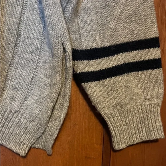 United Colors Of Benetton Gray Nautical Turtleneck Sweater - Picture 6 of 6